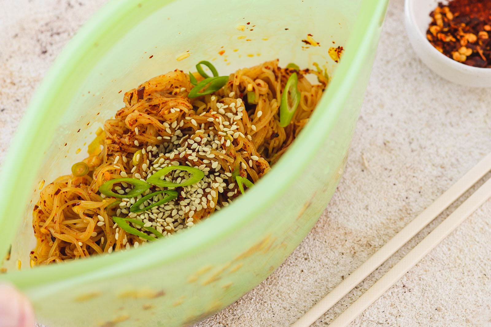 Garlic Chili Oil Noodles Recipe