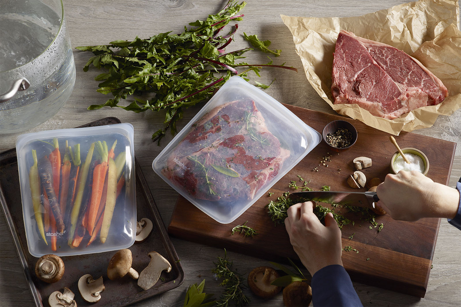 Cooking in plastic bags: is sous-vide safe?