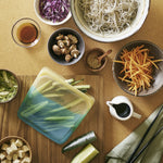 yellow sea: reusable sandwich bag