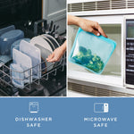 all: sandwich bag microwave safe and dishwasher safe