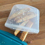 snow dots: 2-cup bowl with biscotti inside