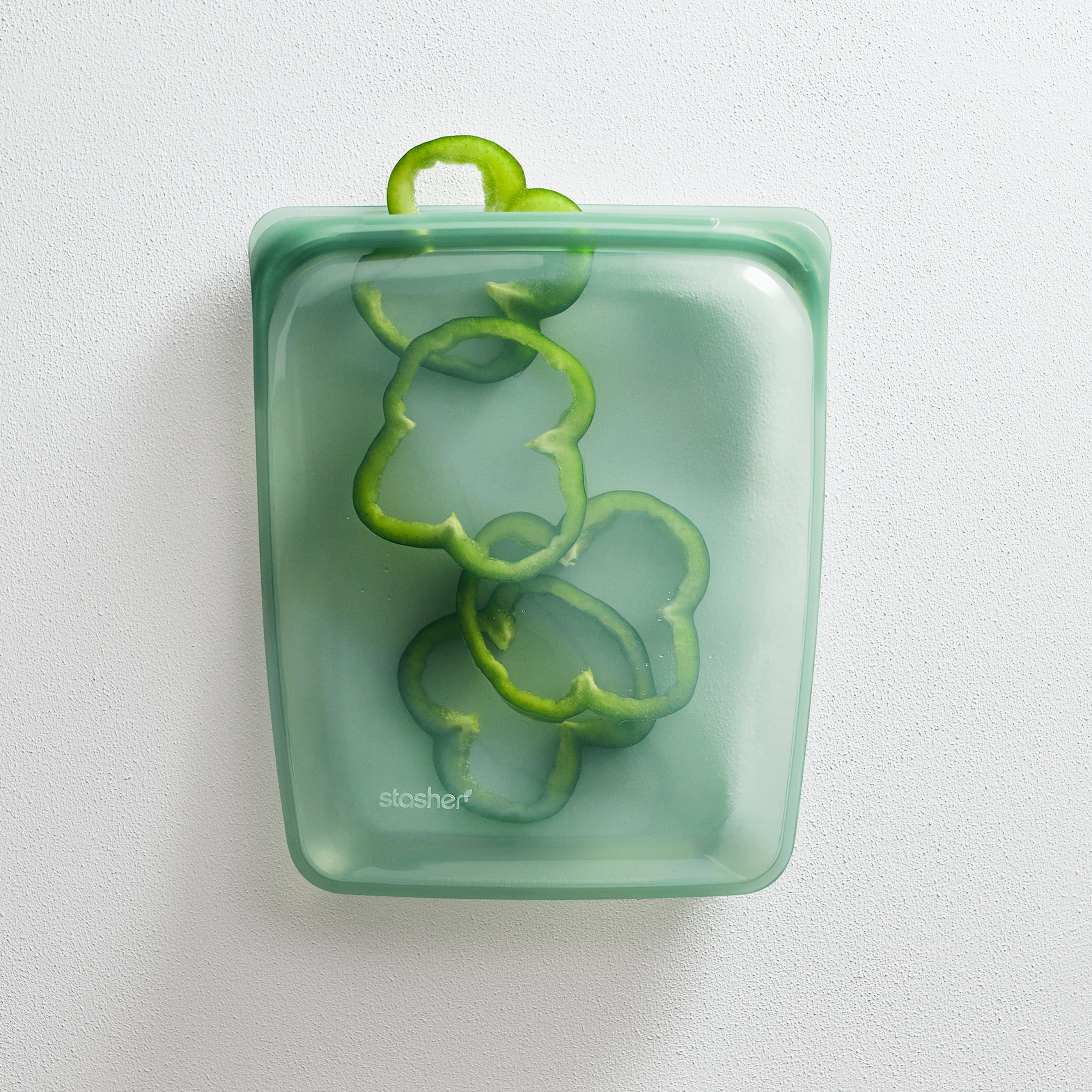 Agave: Reusable Silicone Stasher Half Gallon Bag