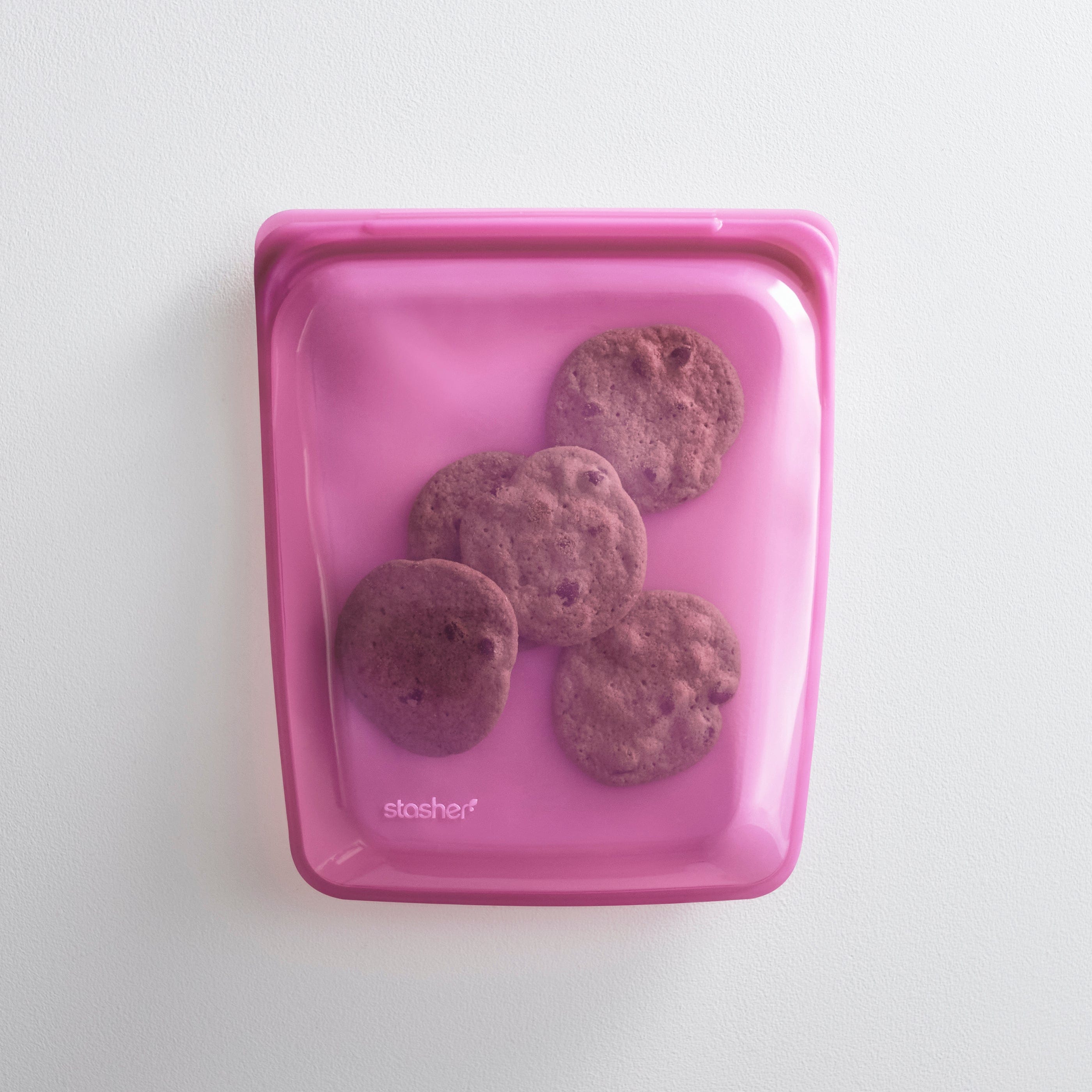 plum: Reusable Silicone Stasher Half Gallon Bag