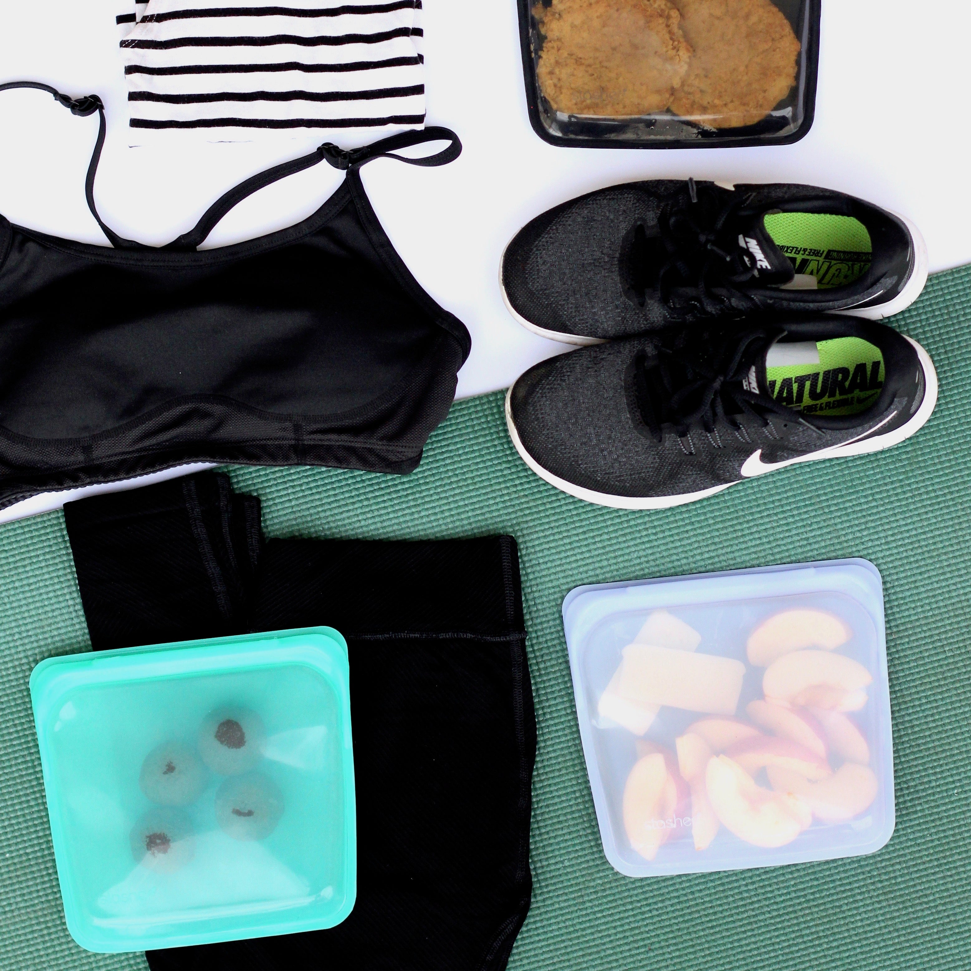 stasher workout snacks