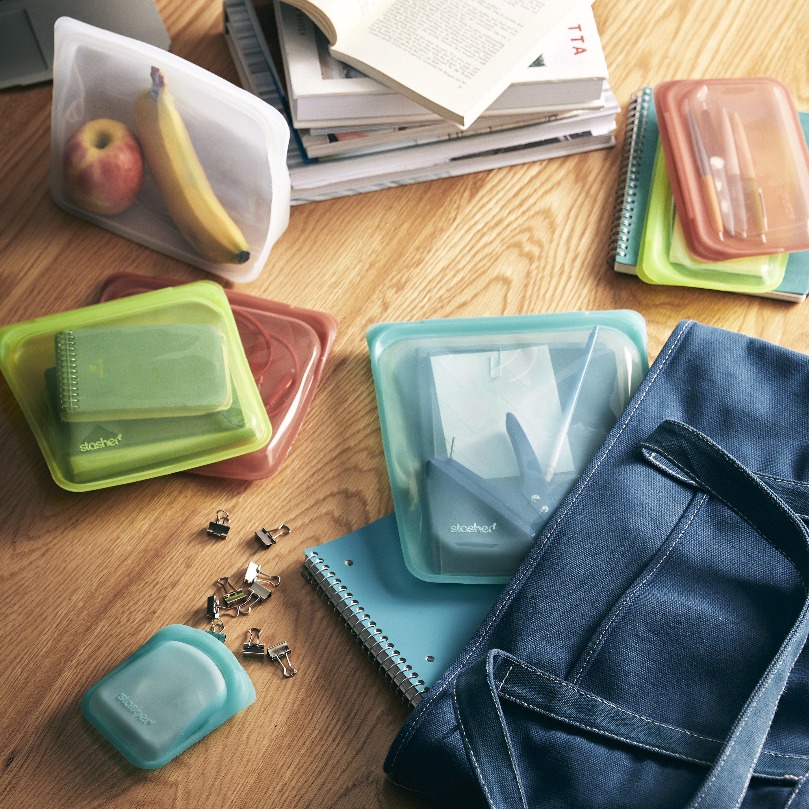 All the Ways a Stasher Starter Kit Makes Your Back to School Routines a Breeze