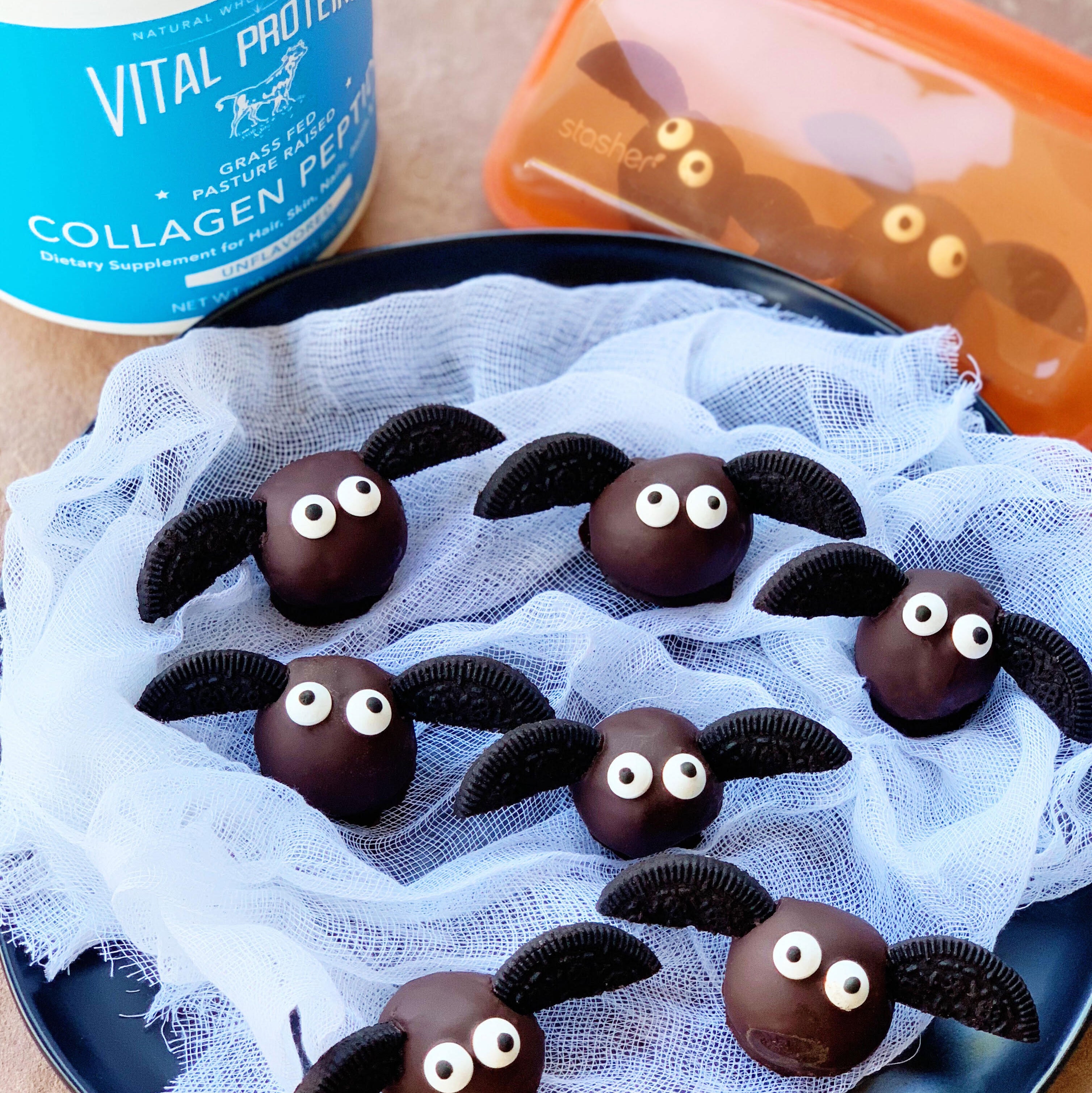 batty brownie blissballs by stasherbag
