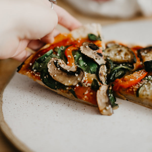 Gluten Free Pizza with Hemp Hearts