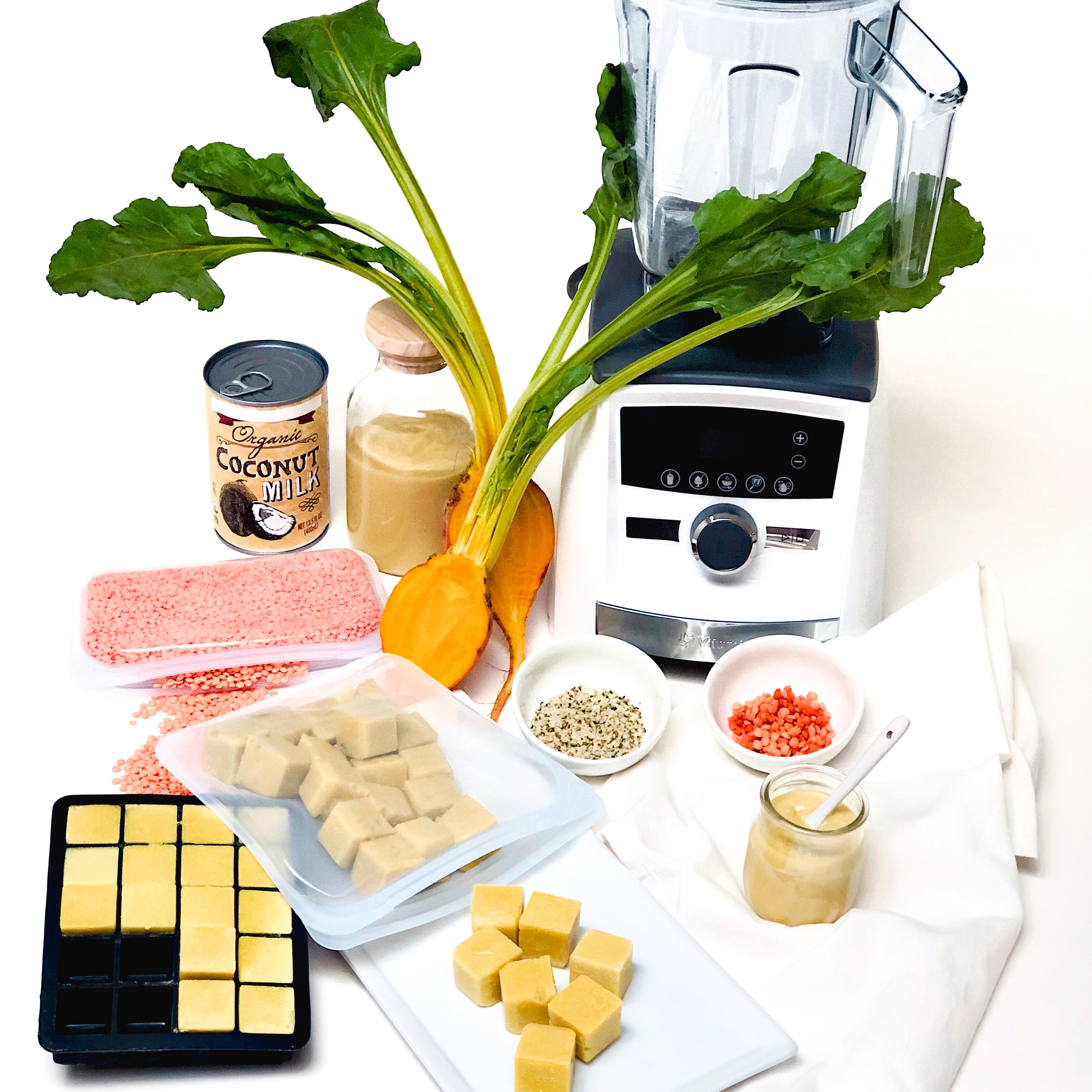 Sprouted Lentil and Golden Beet Coconut Baby Food Recipe