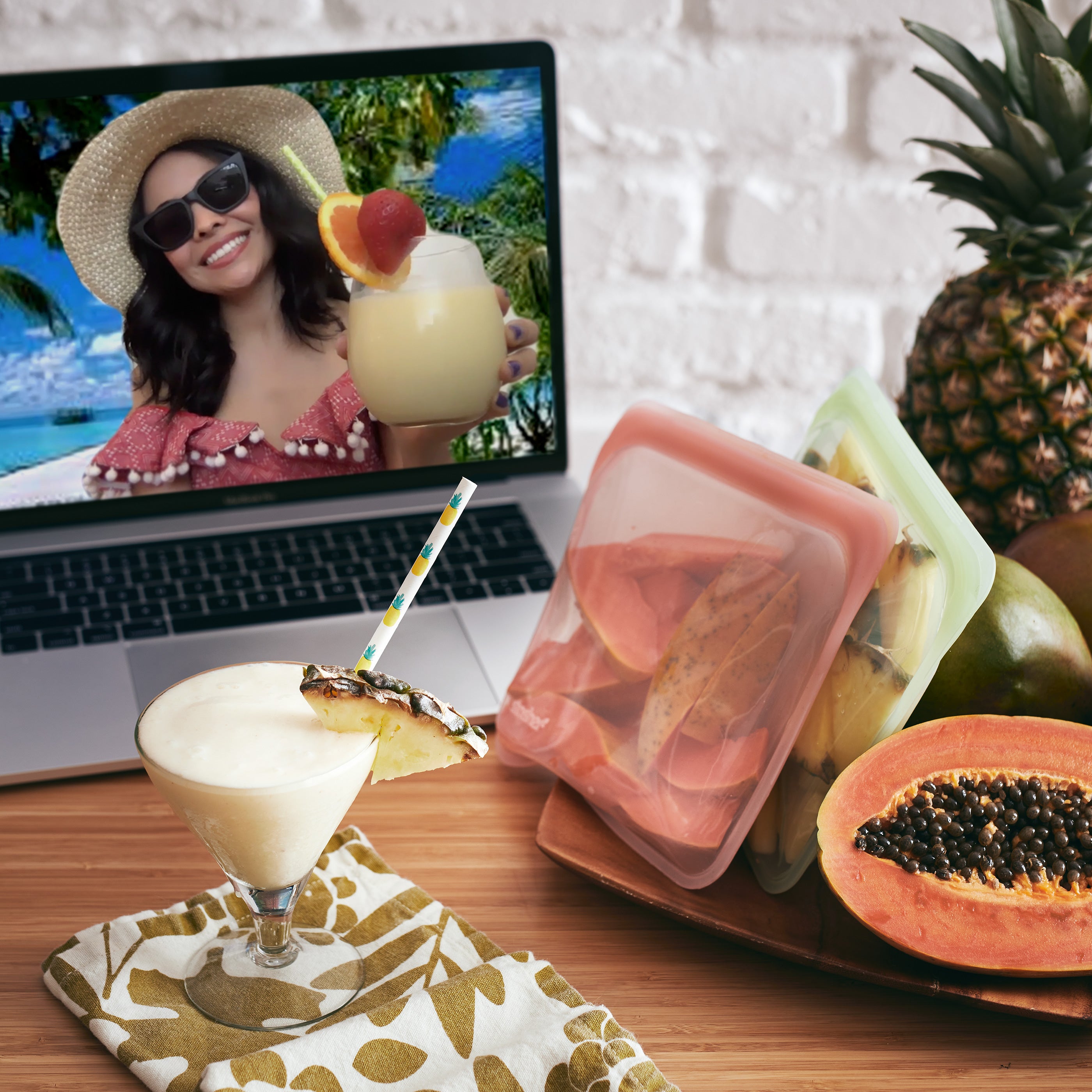 This Easy Piña Colada Smoothie is Exactly What Your Virtual Vacation Needs
