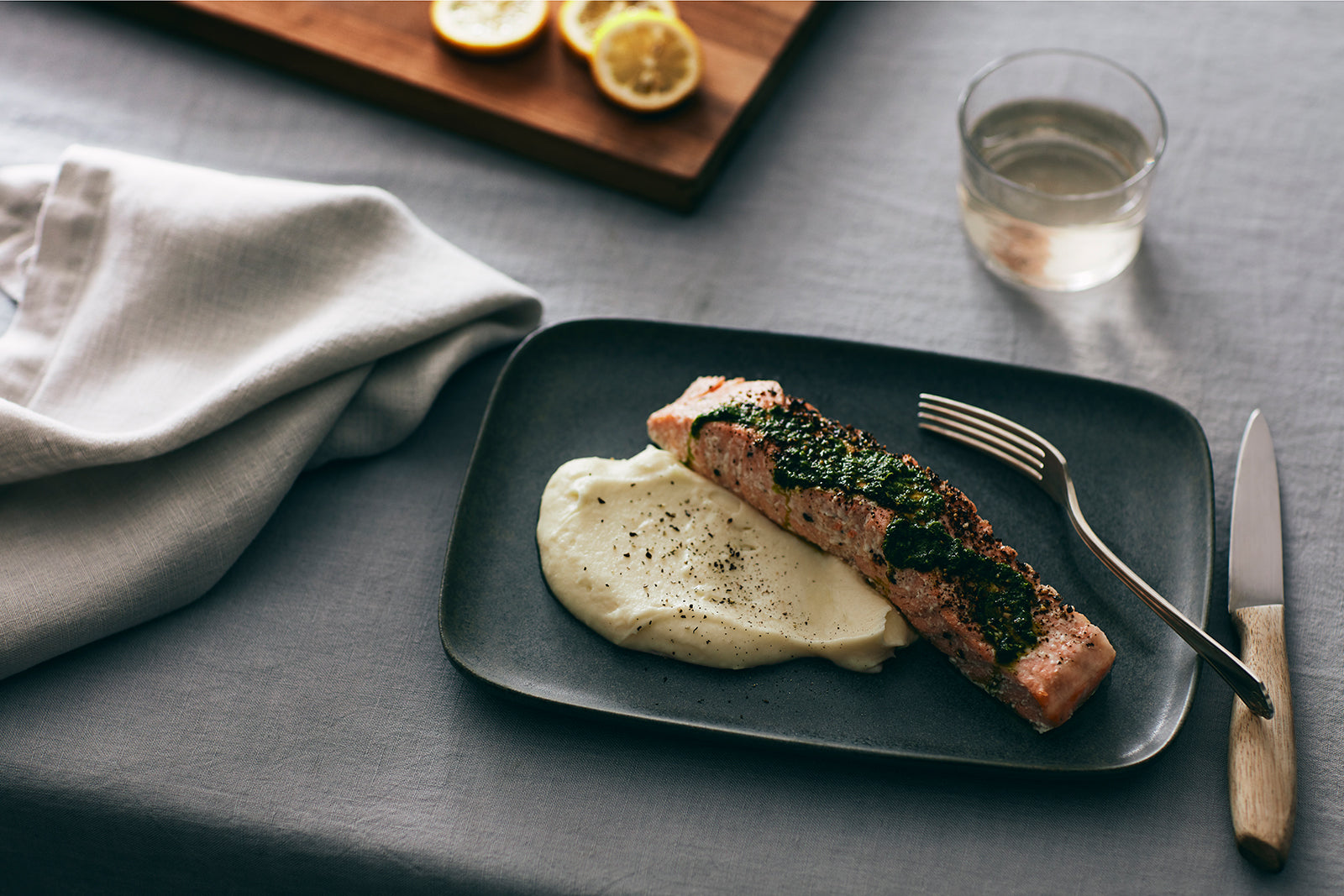 Whole30 Salmon with Chimichurri