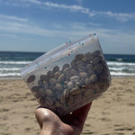 beach glass: stasher reusable bags and bowls