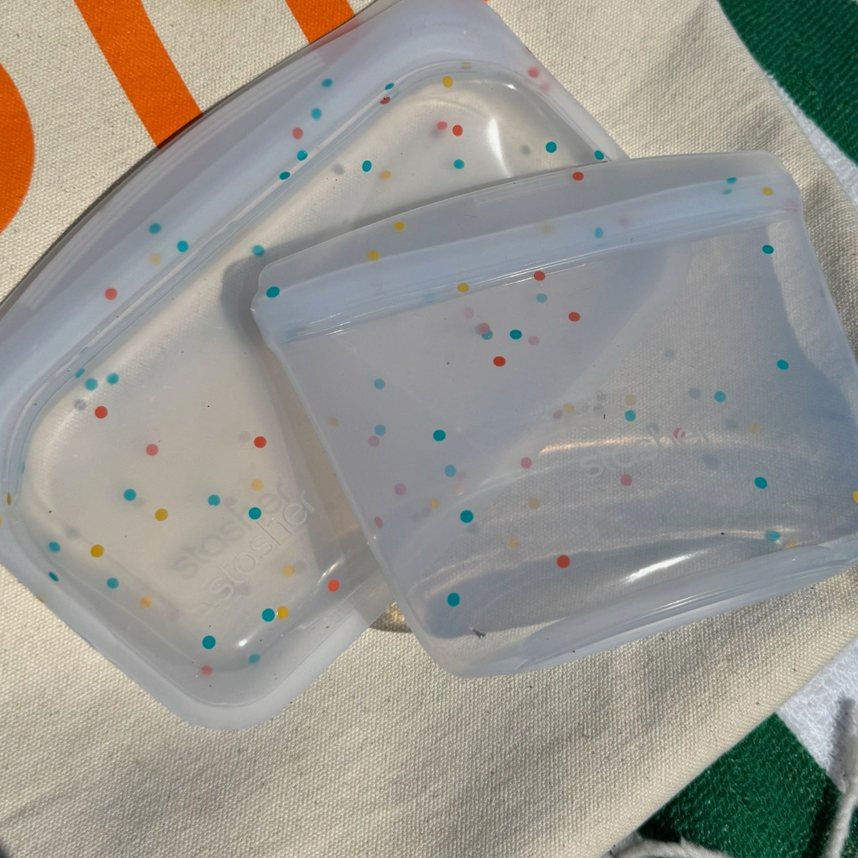 beach glass: stasher reusable bags