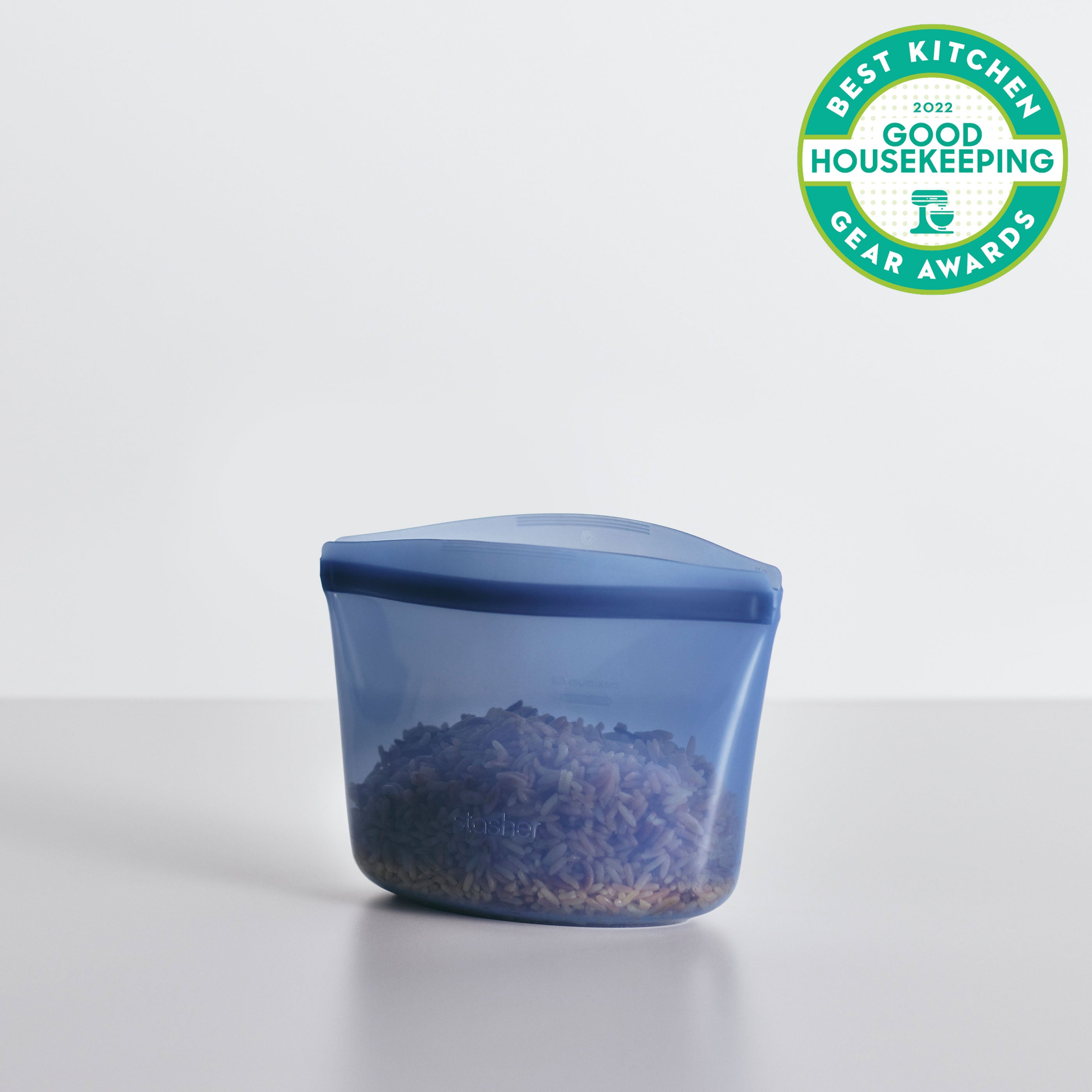 Plastic Blue Rice Container (50 Cups)