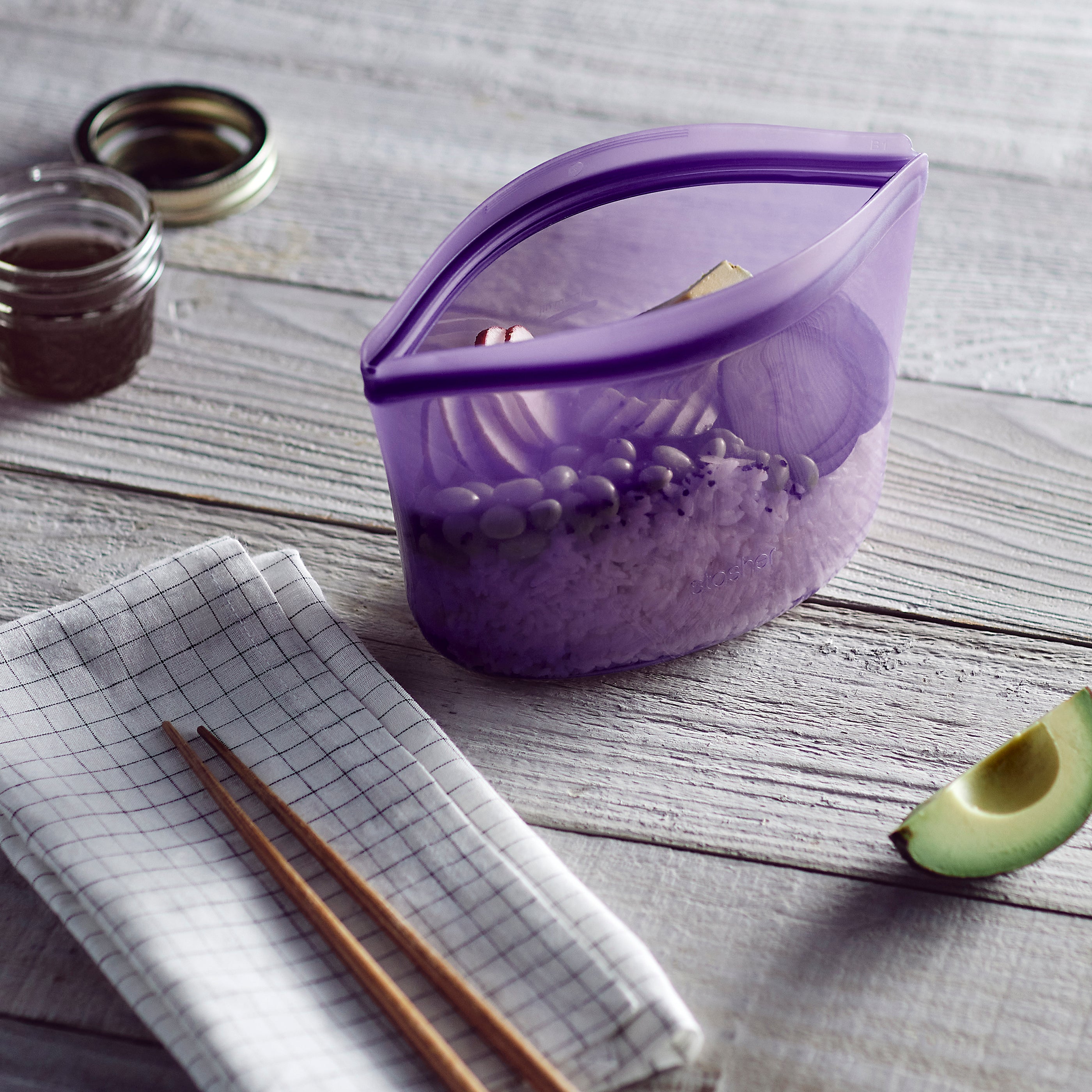 Light Purple Measuring Cups, Purple Measuring Spoons, Bowls