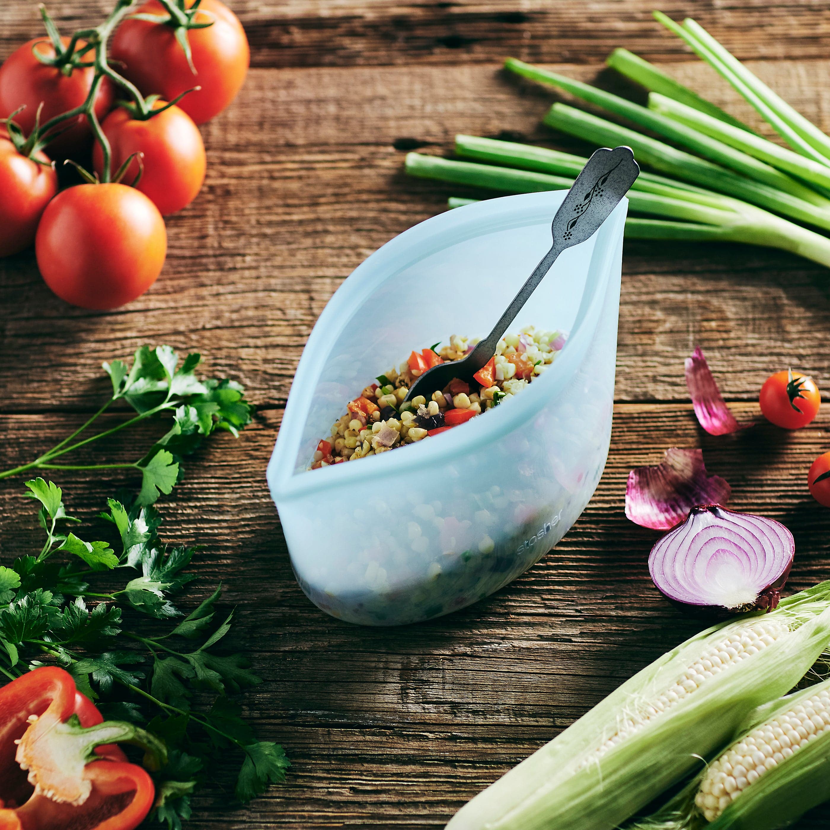 Image of Stasher 6-CUP BOWL