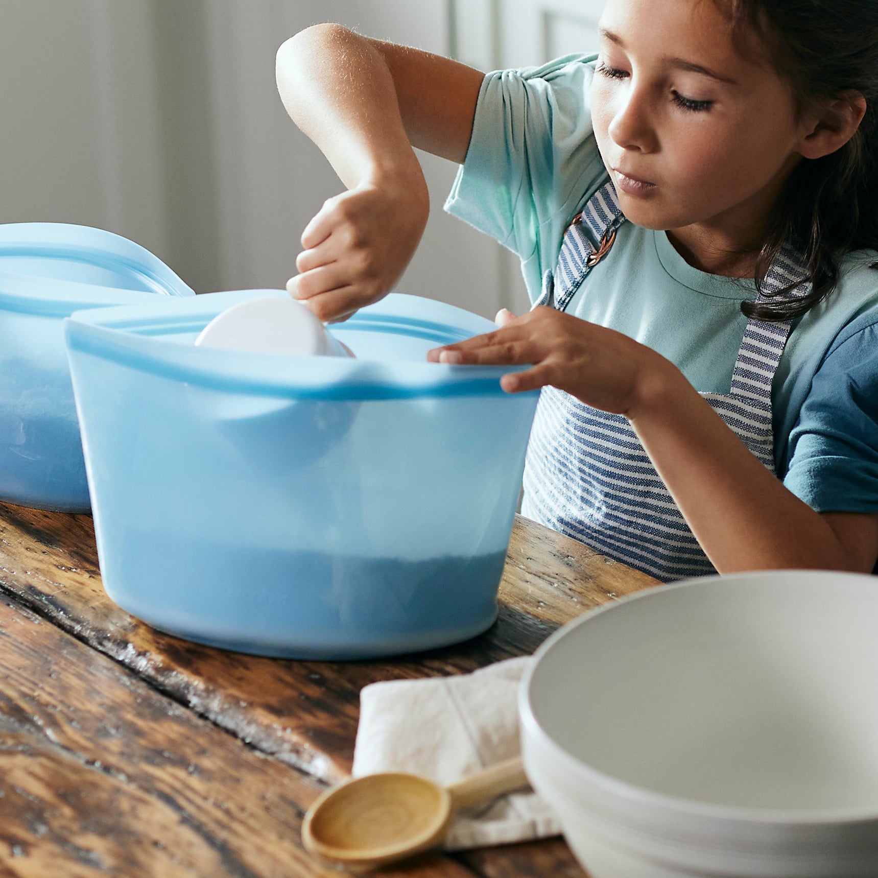 Stasher 2-Cup Bowl in Lavender | Silicone