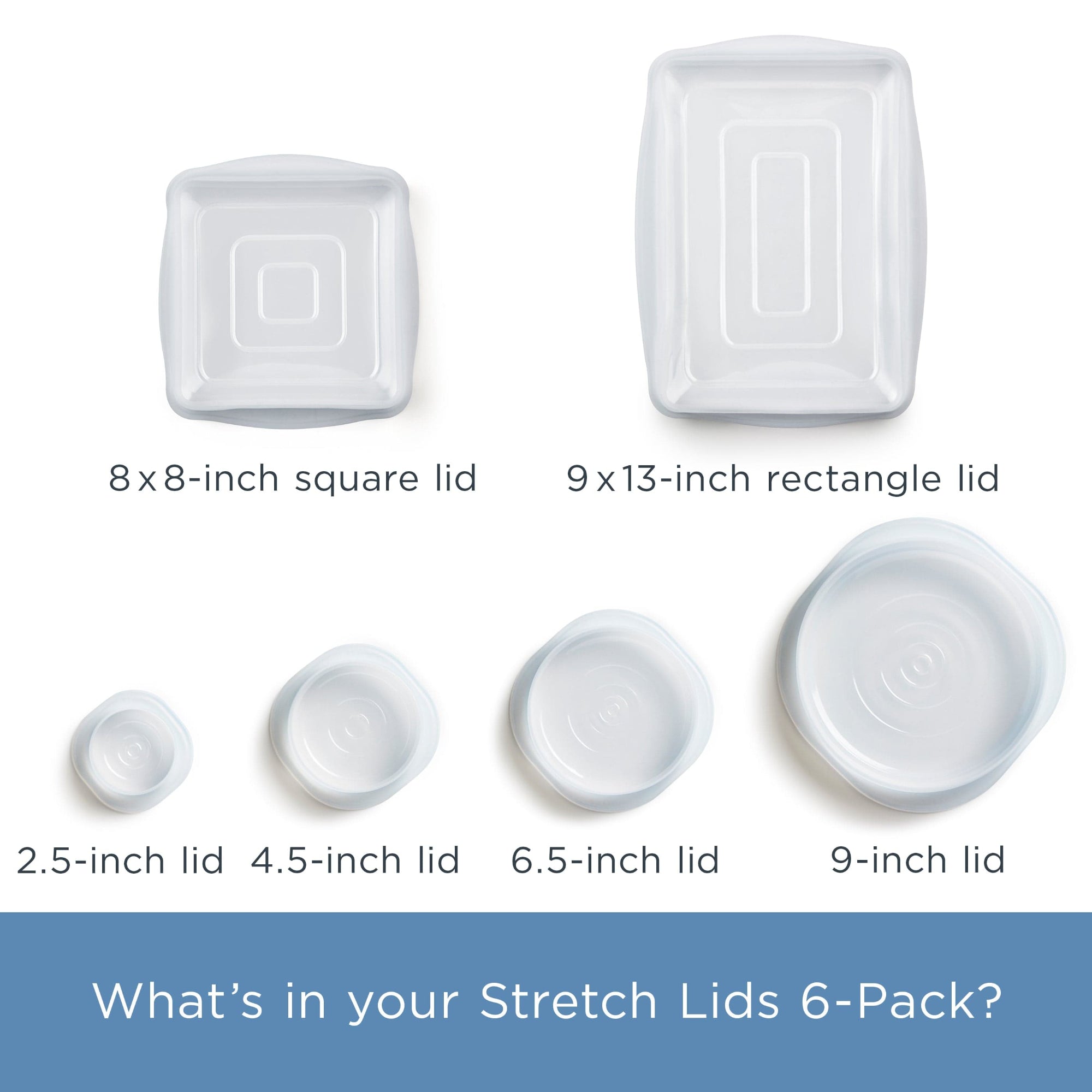 Stretch Lids Variety 6-Pack