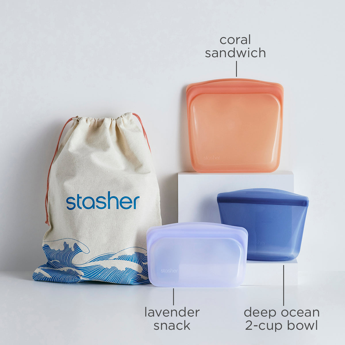 Stasher Gifting 3-Pack