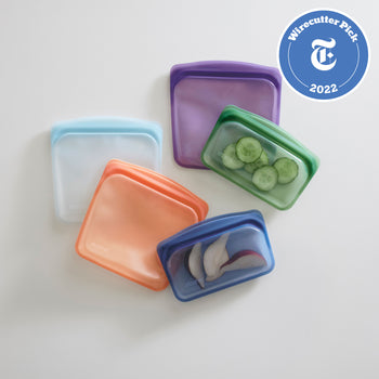 ocean forest: Reusable Silicone Stasher 5-Pack Lunch Bundle Assorted
