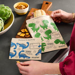 all: sandwich and snack paper bags in dino prints. 