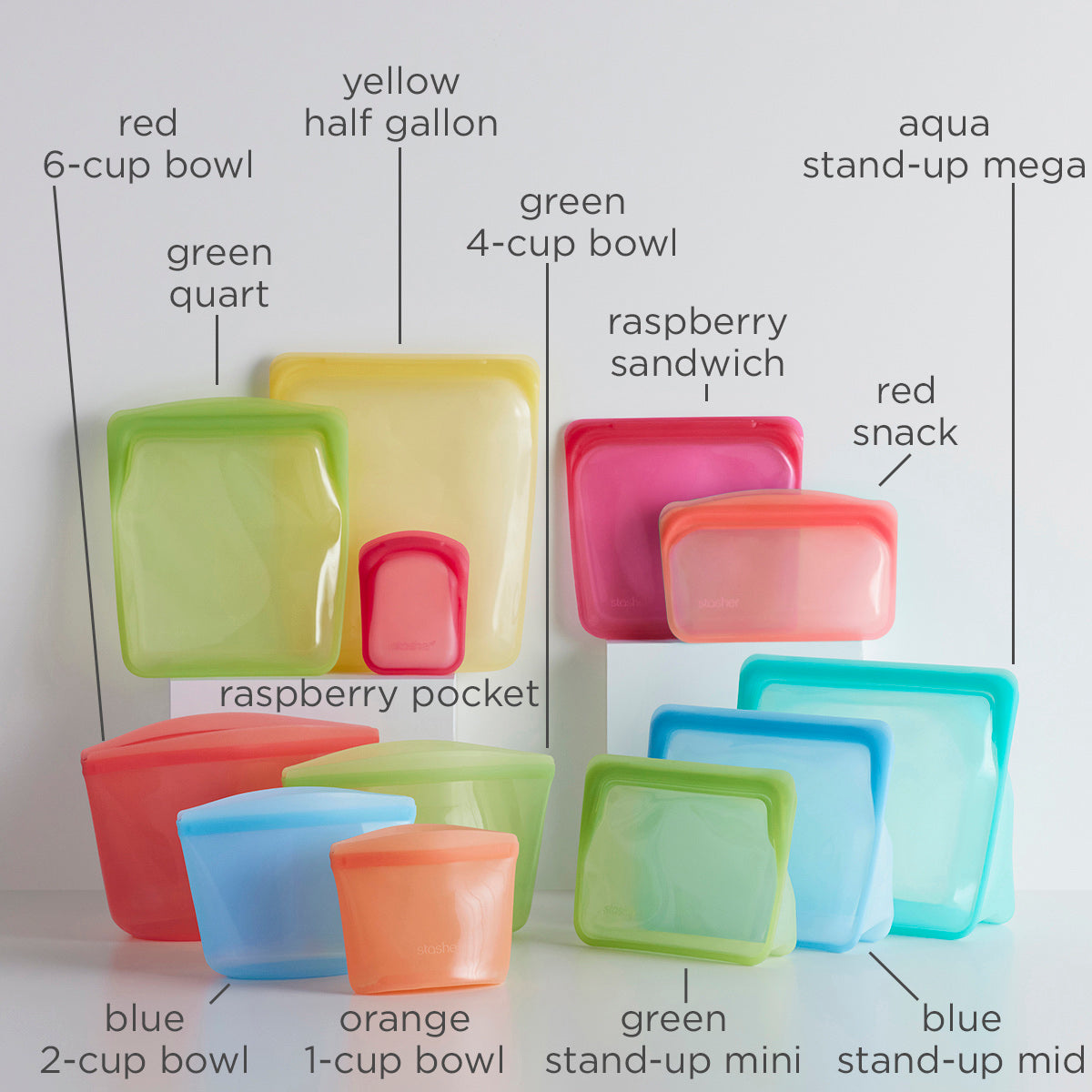 Leakproof Baby Food Storage - 12 Container Set, Small Plastic Containers with