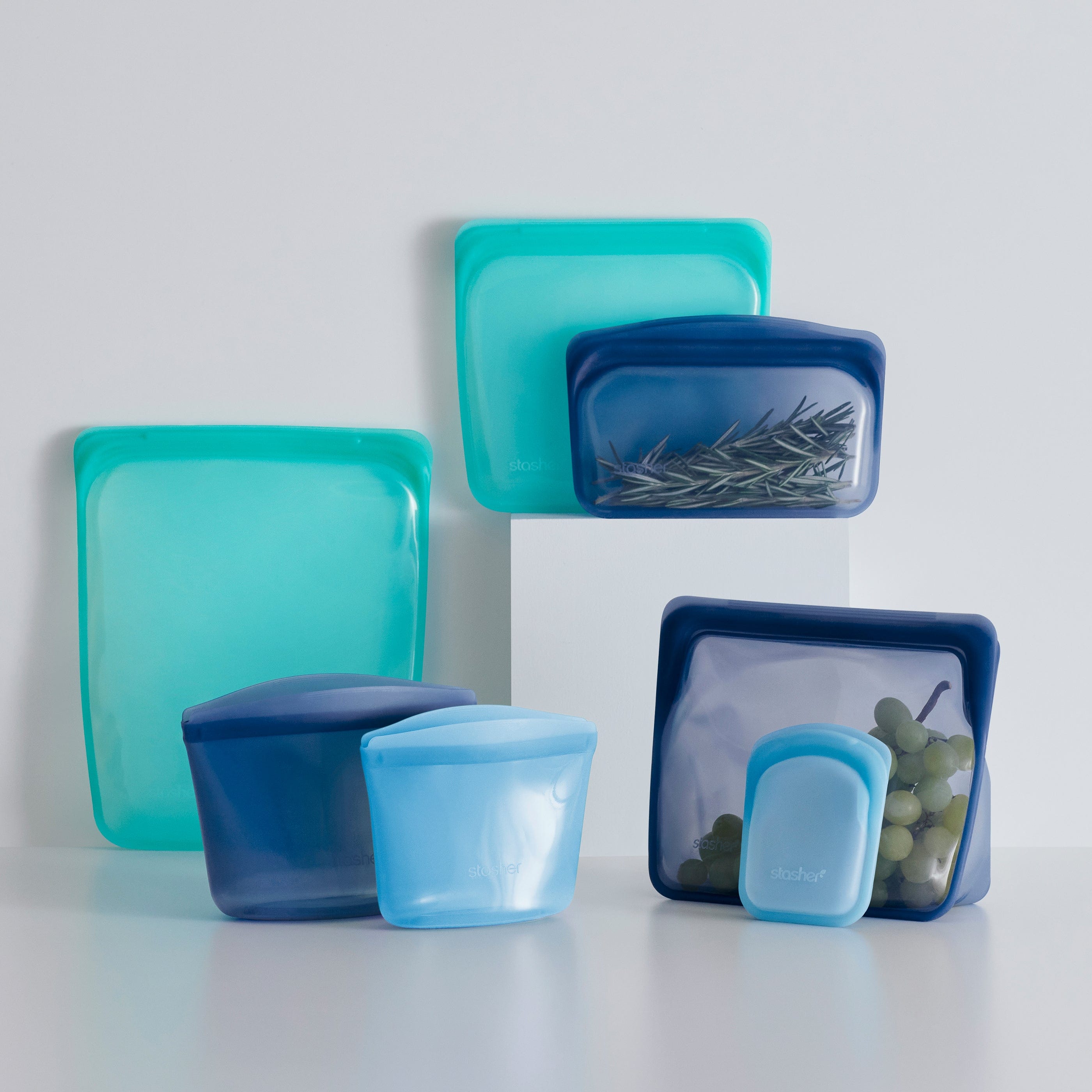 Sac Ziploc Grand Stasher Premium Silicone Reusable Food Storage