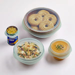 all: holiday stretch lids circle 4 pack