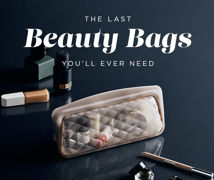 The Last Beauty Bag You will ever need! Reusable Silicone Bags