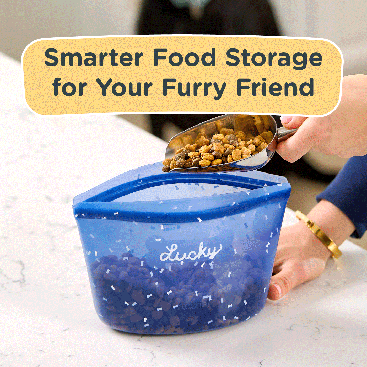 smarter food storage for your furry friend. 