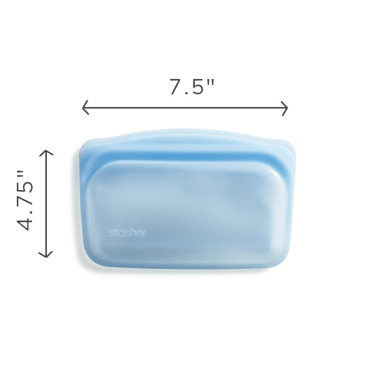 Stasher Quart Bag in Blue | Silicone