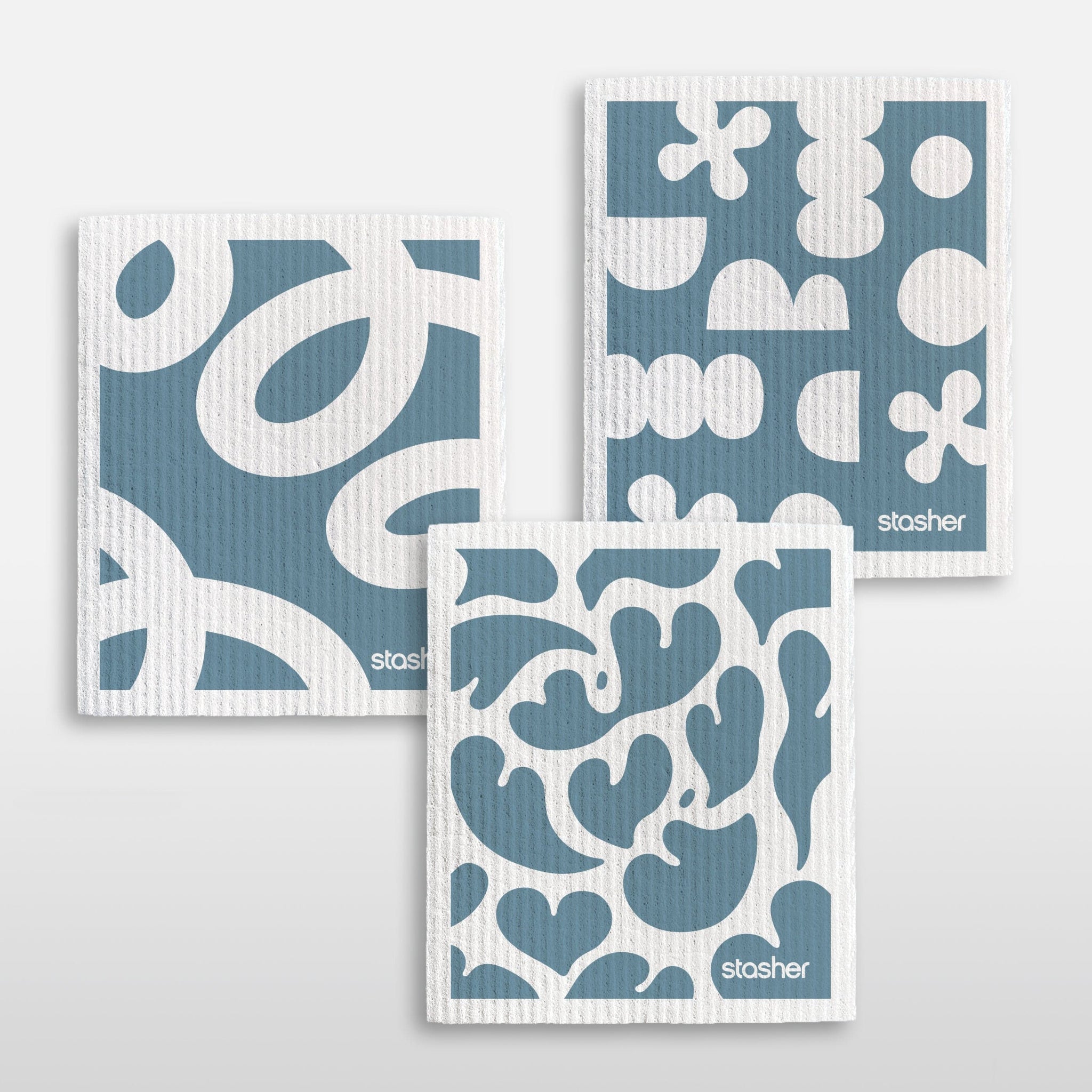 Reusable Swedish Dishcloth 3-Pack