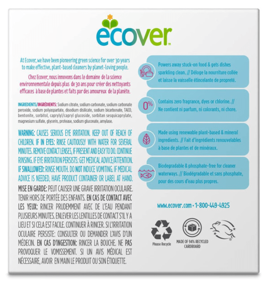 Ecover Dishwasher Tablets 25 Pack