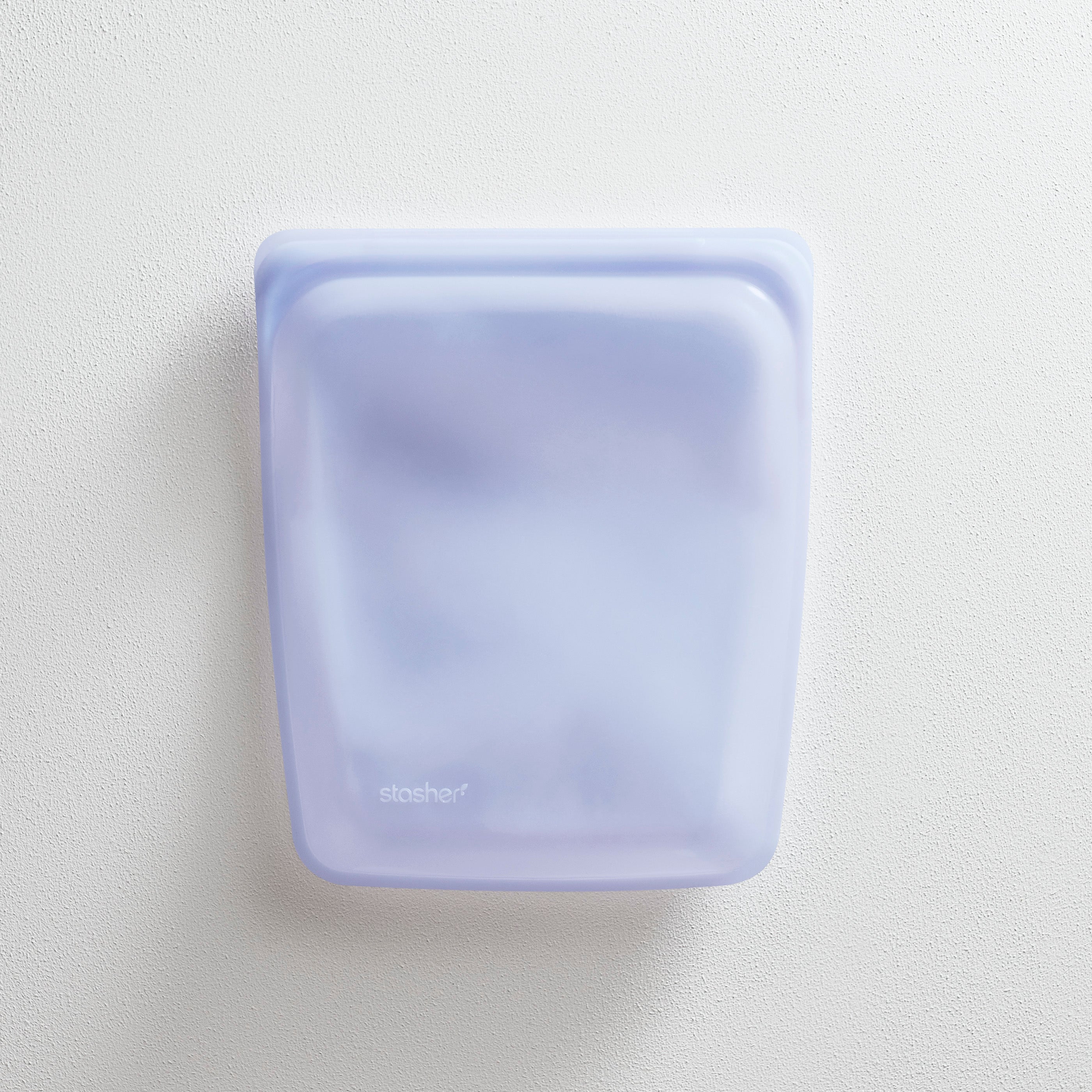 lavender: Reusable Silicone Stasher Half Gallon Bag