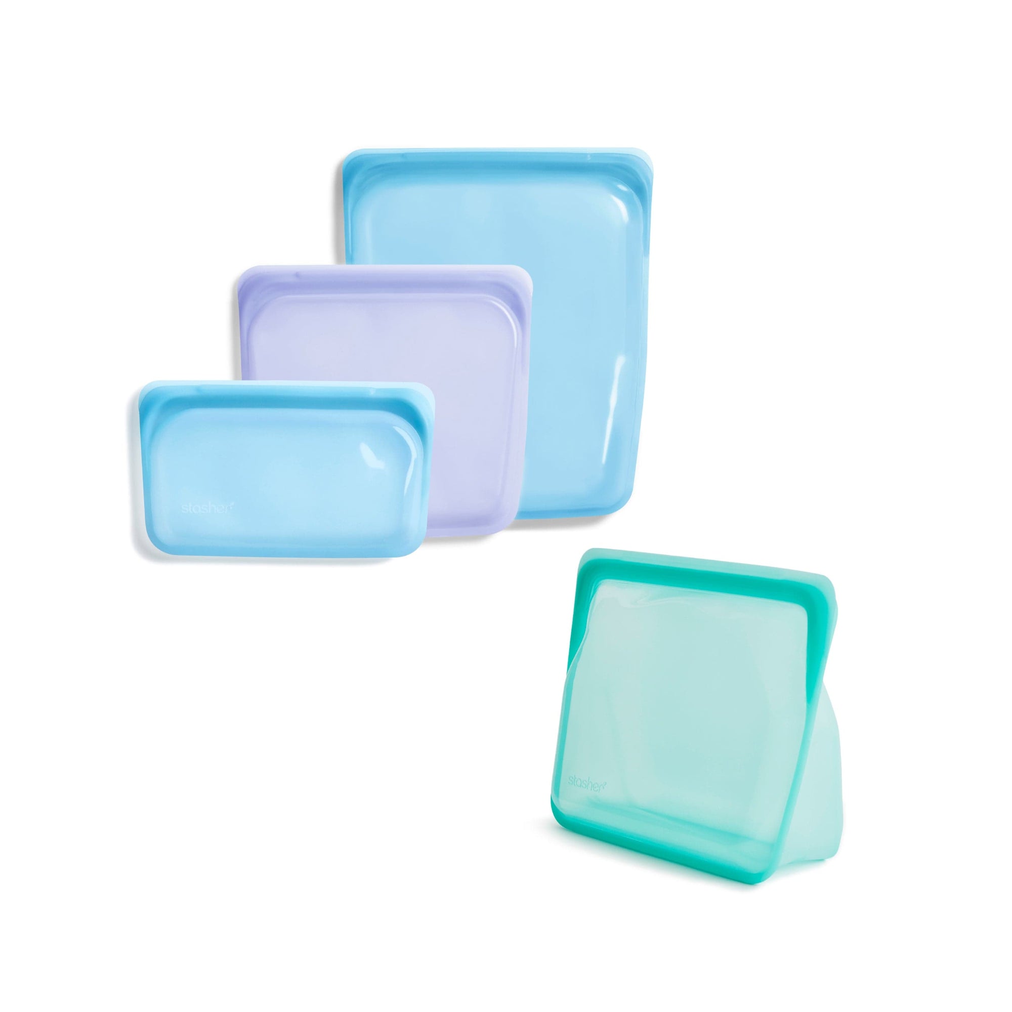 Reusable Silicone Food Storage 4-Pack