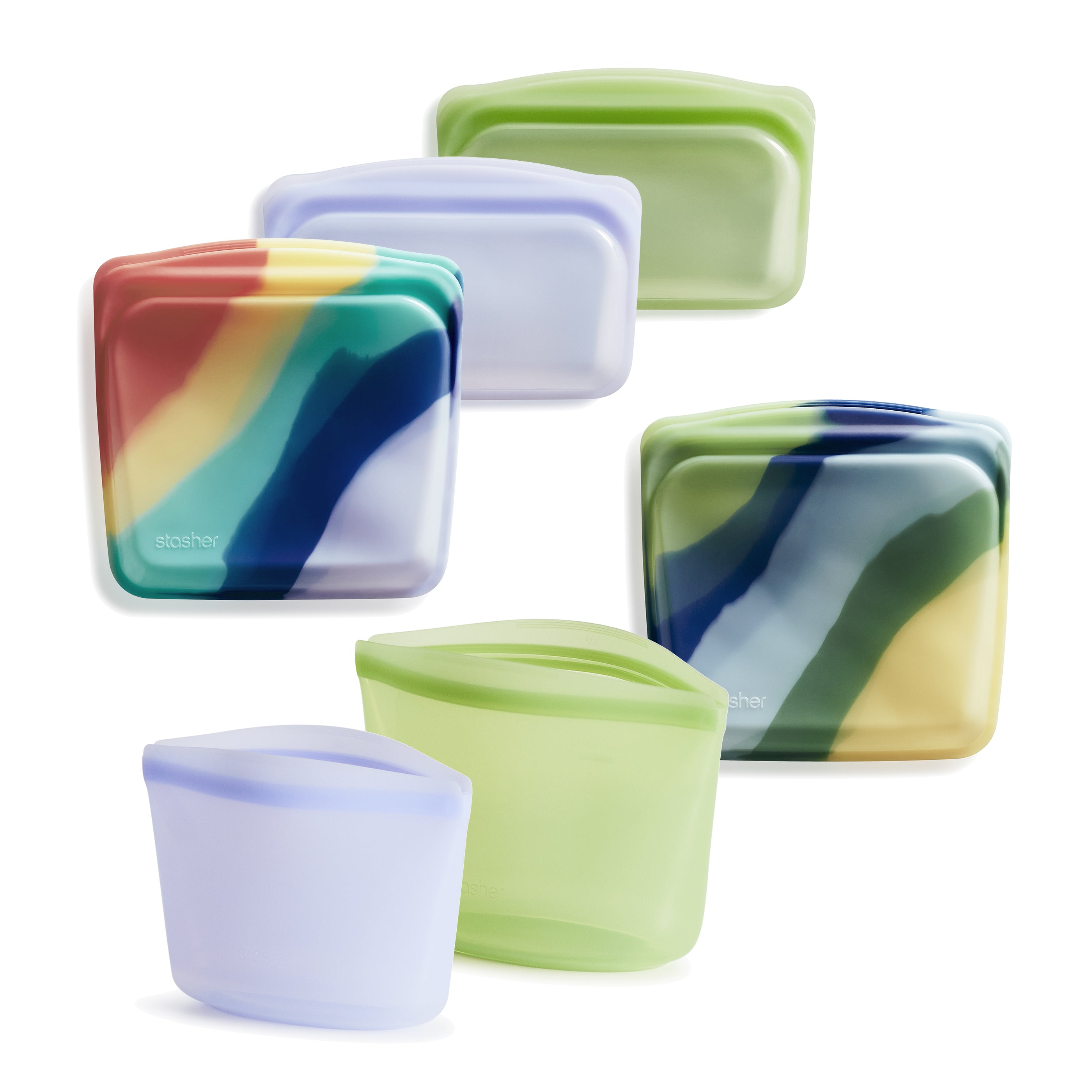 spring: stasher reusable bags and bowls