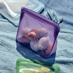 all: stand-up mid bag in sea urchin holding boiled eggs