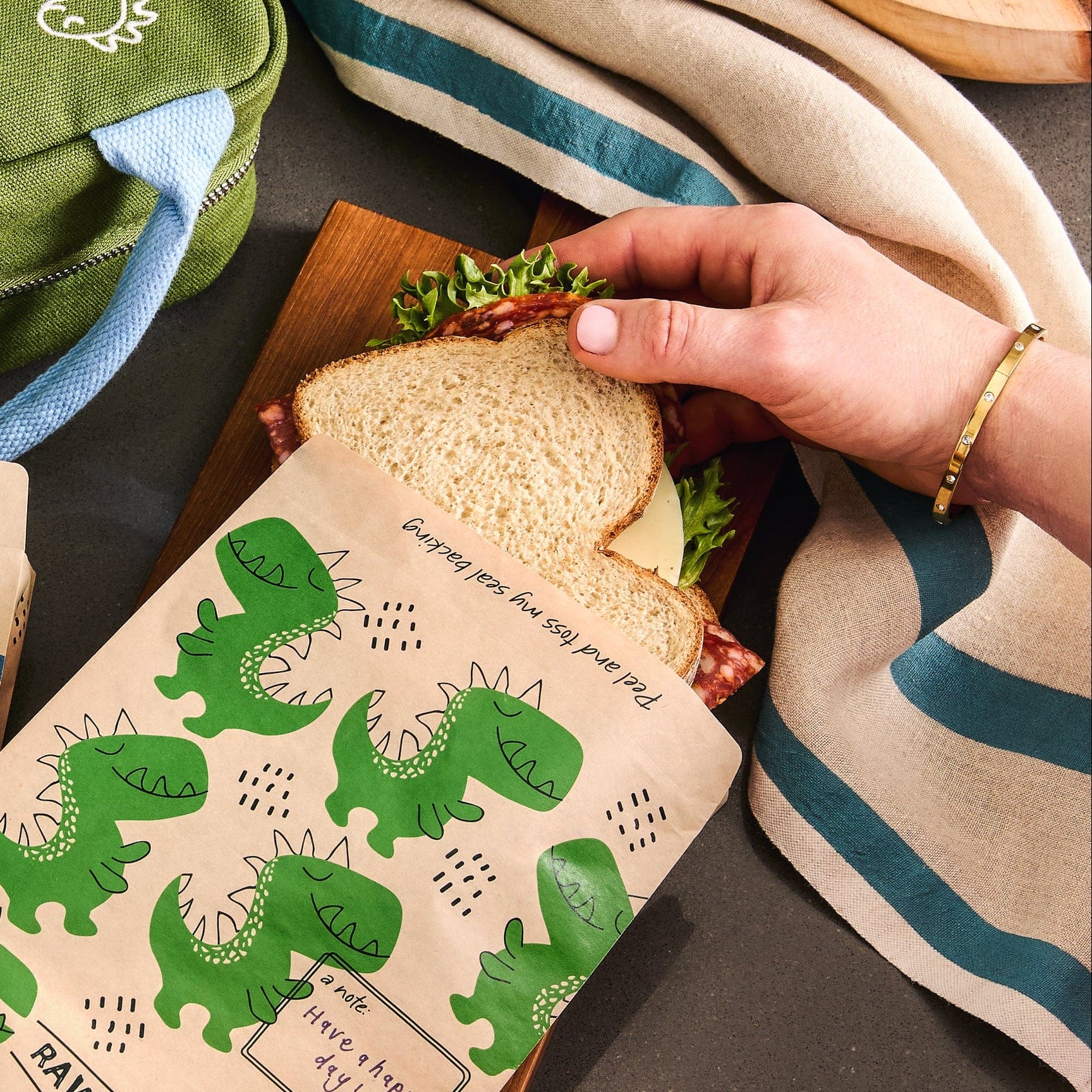 Recyclable Paper Sandwich Bags