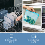 all: sandwich bag microwave safe and dishwasher safe