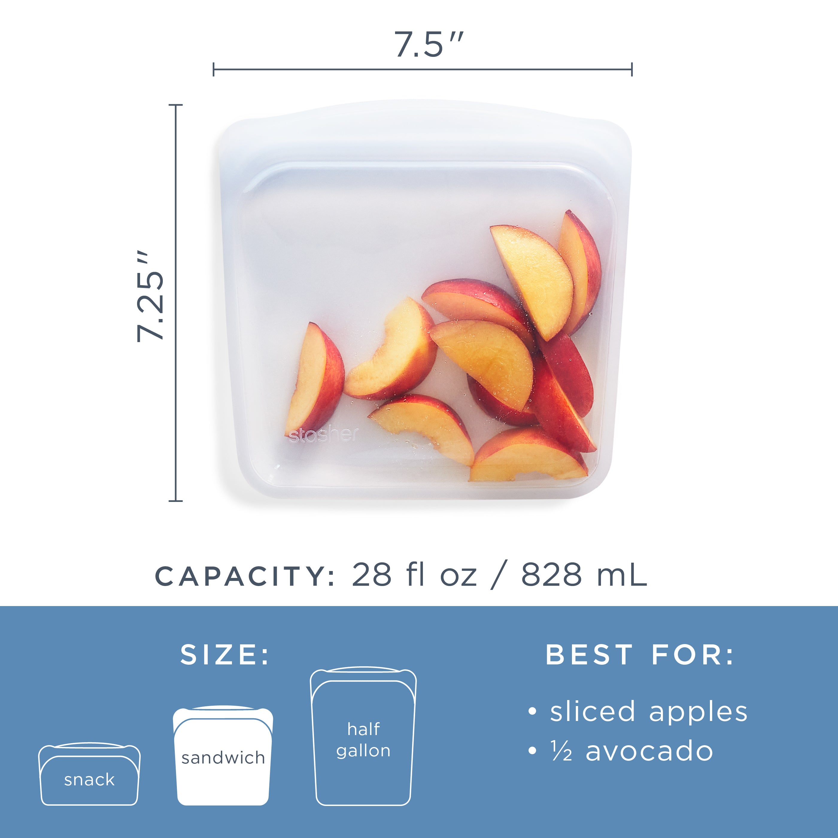 all: sandwich bag dimensions