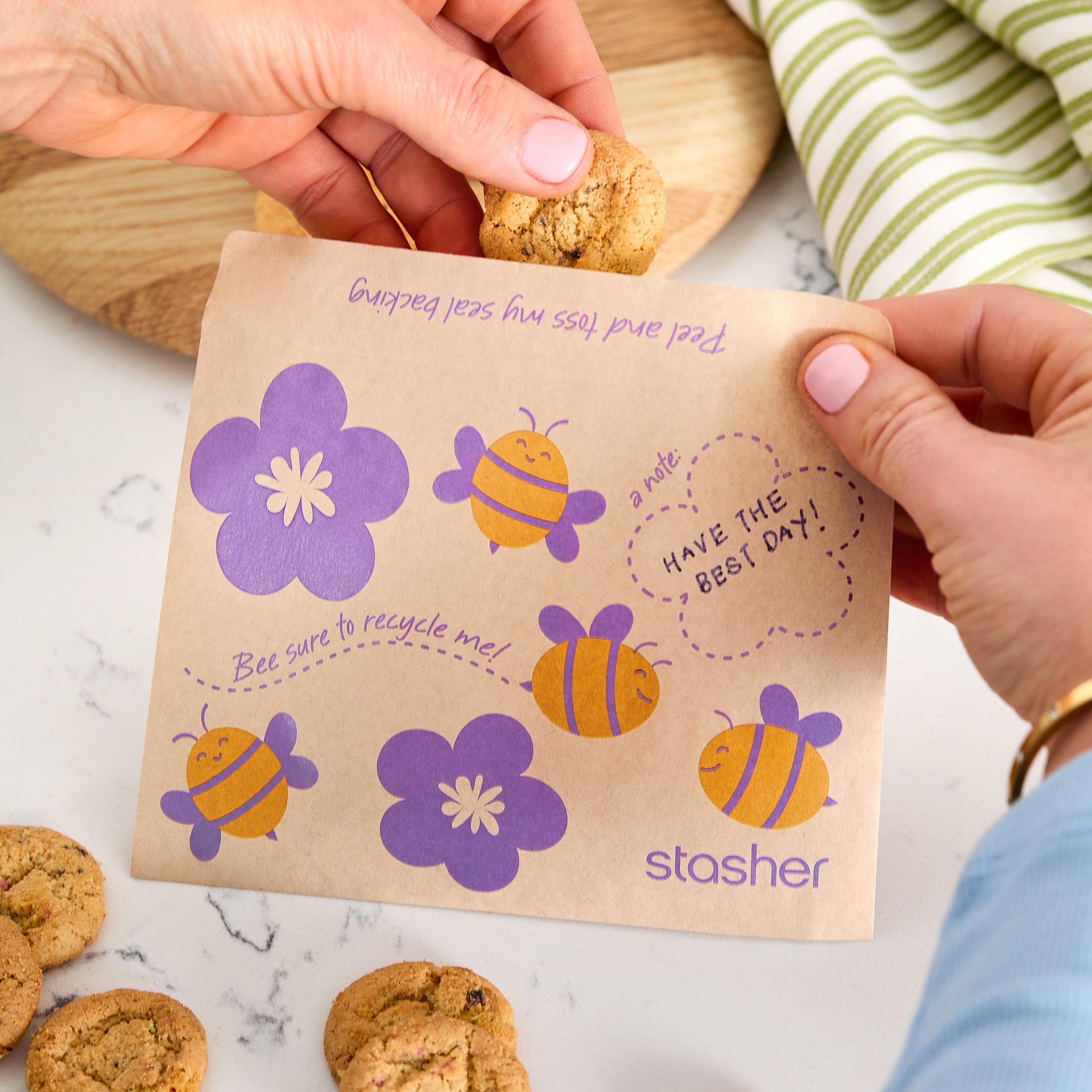 Recyclable Paper Snack Bags
