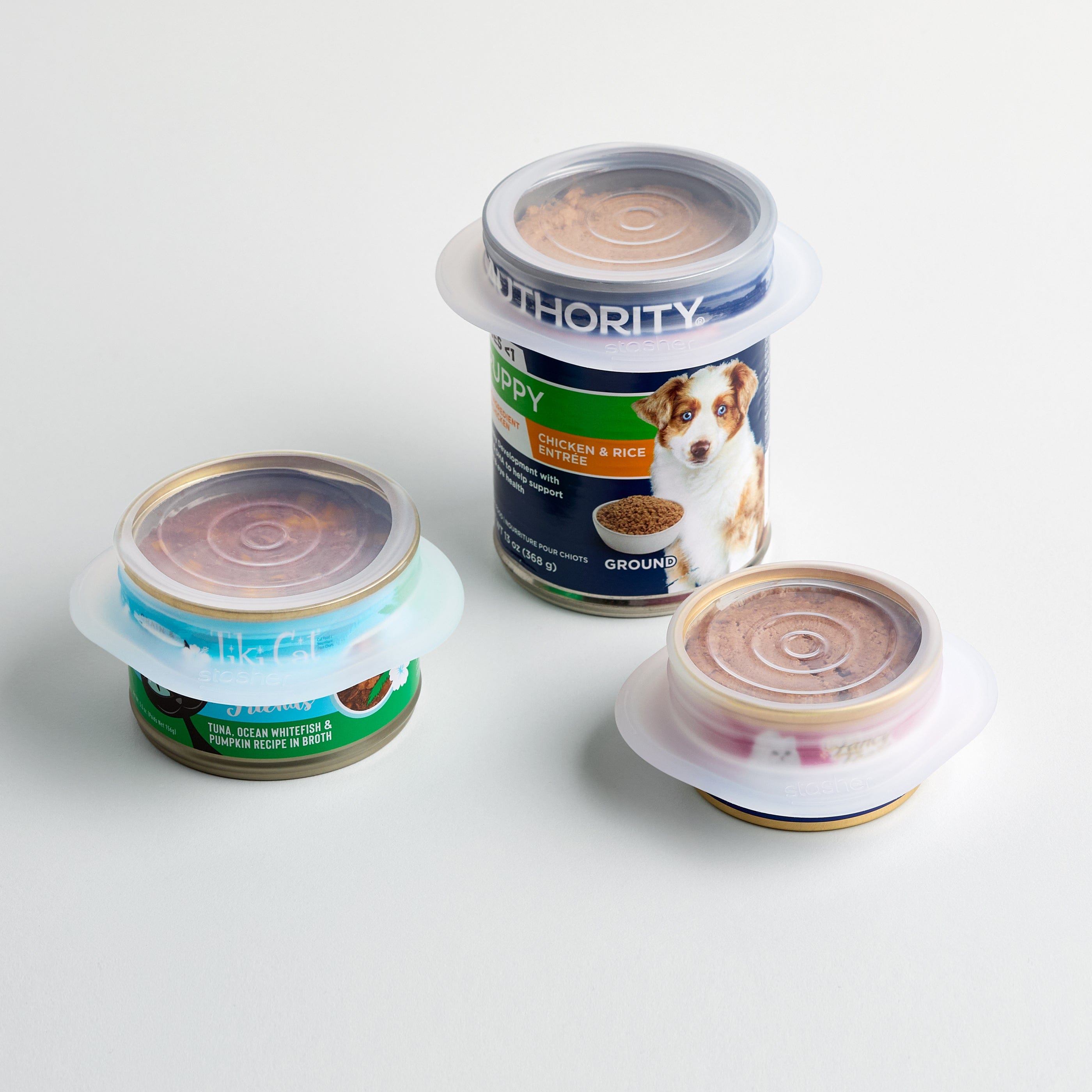 Pet Wet Food Stretch Lids