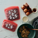 red crane: stasher reusable sandwich bag