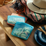 Sea Spray: stasher reusable silicone sandwich bag