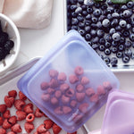 all: freezing berries for meal prep in a sandwich bag