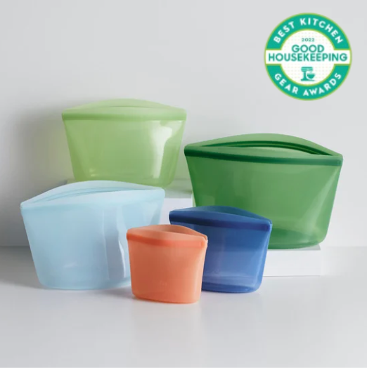 Stasher Bundles  Multi-Size Reusable Silicone Bags & Bowls