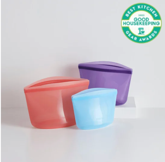 SlickStorage™- Reusable Silicone Food Storage Bag - Breezy Royale