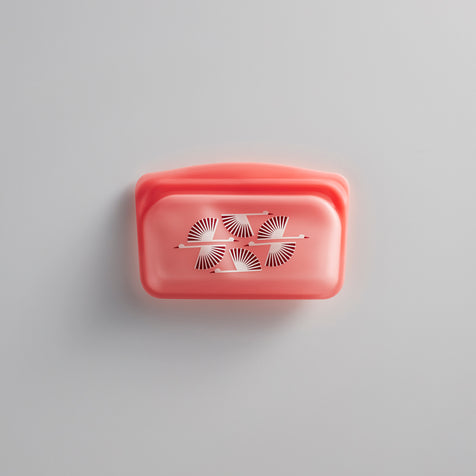 red crane: reusable snack bag