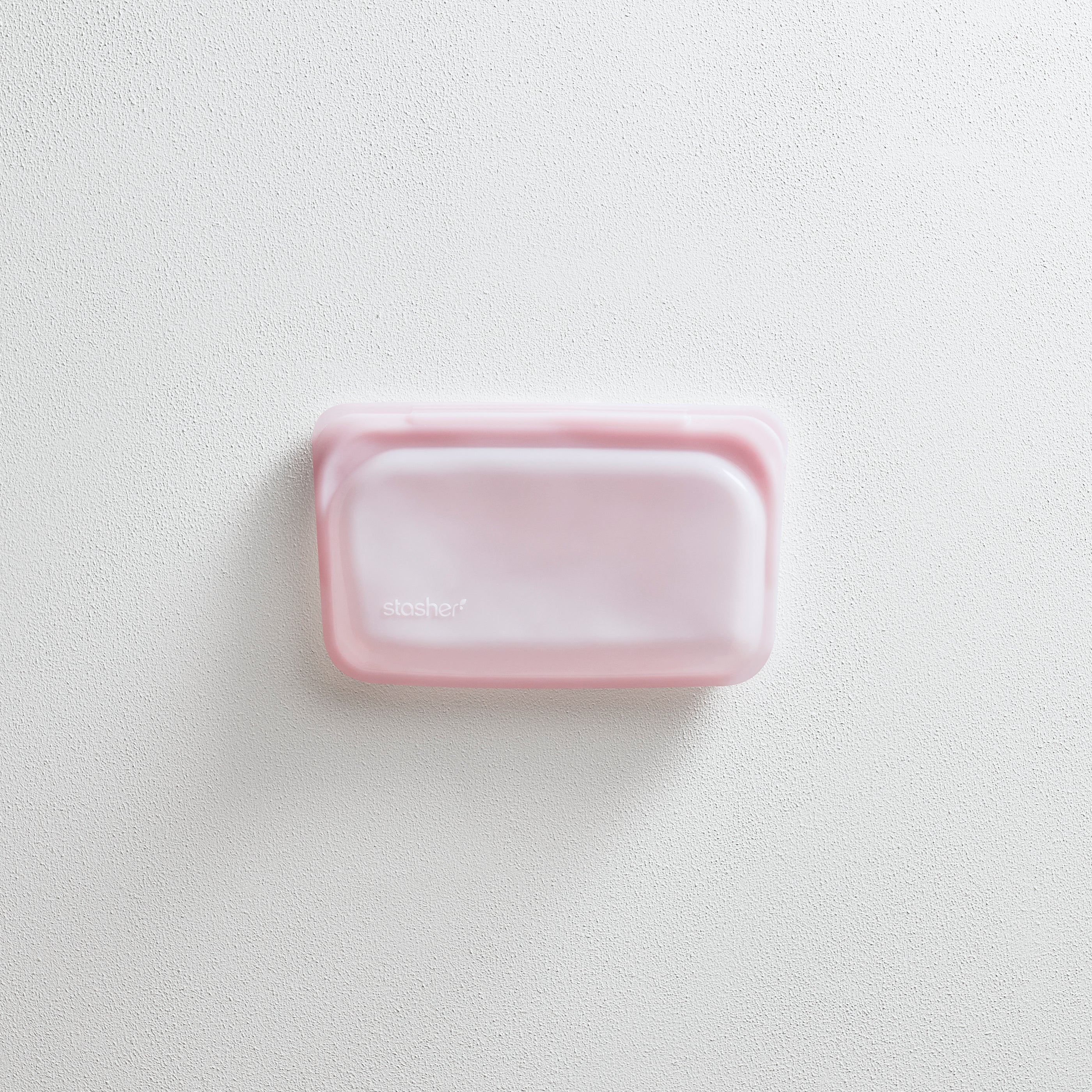 Rose Quartz: Reusable Silicone Stasher Snack Bag