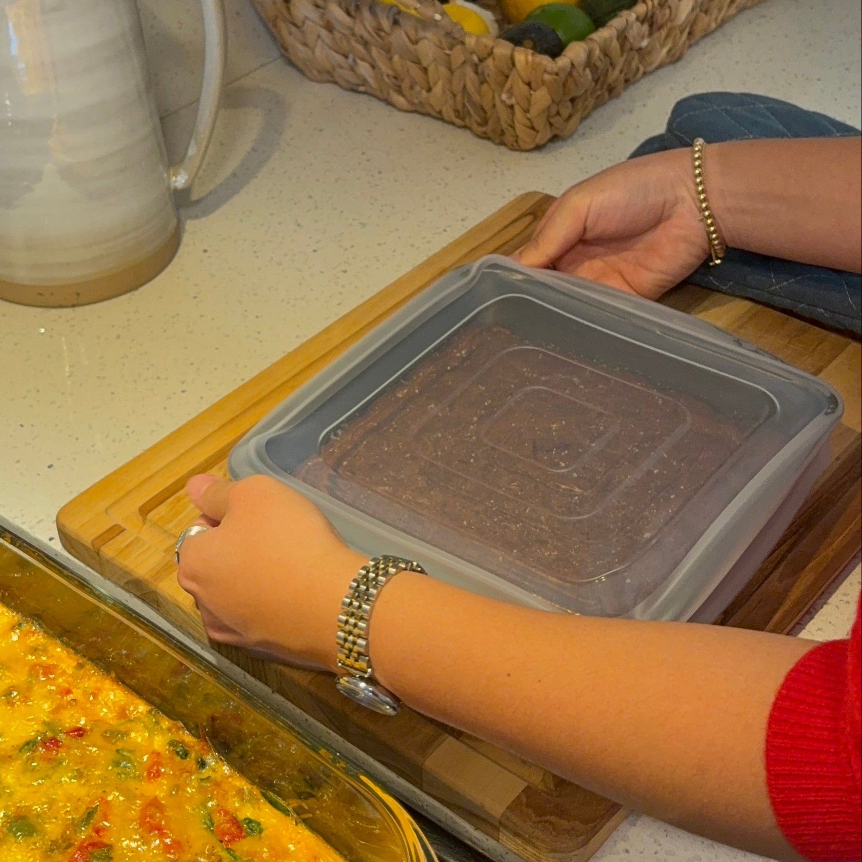 Square 8x8 Stretch Lid