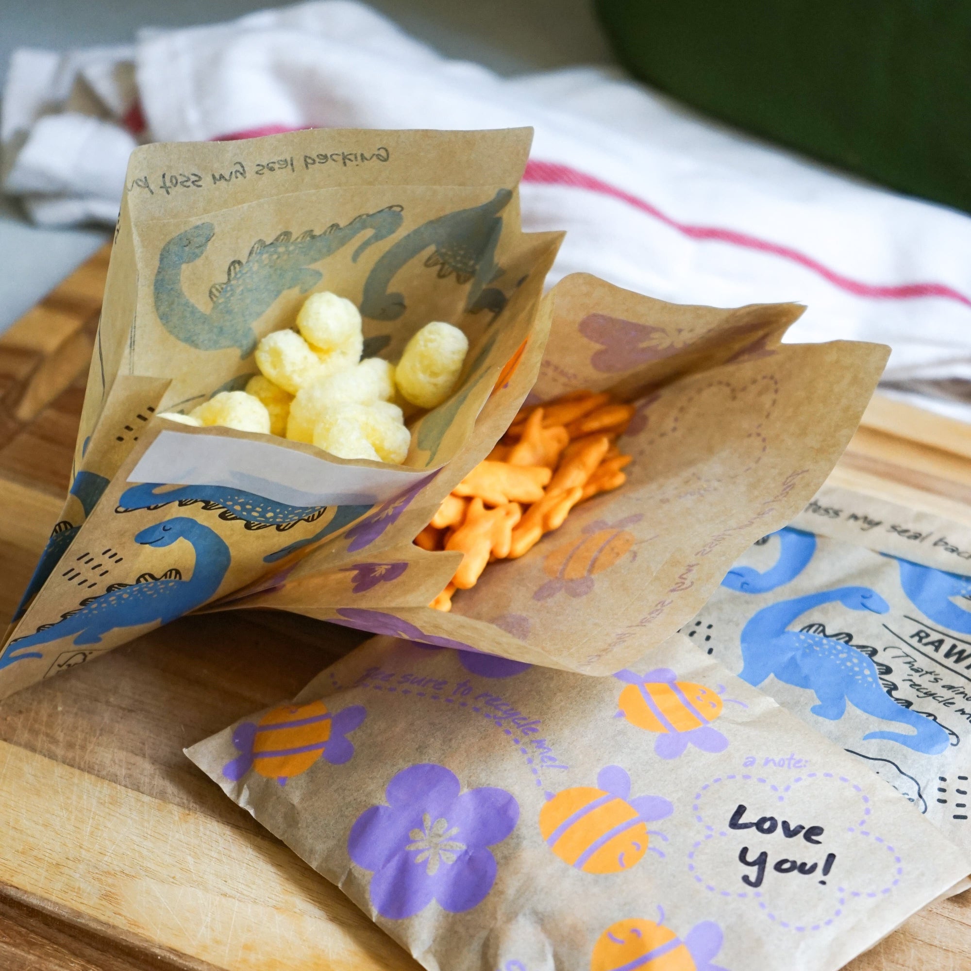 Recyclable Paper Snack Bags